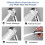 Handheld Shower Head with Pause Switch and 3 Spray Settings 2