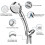 Handheld Shower Head with Pause Switch and 3 Spray Settings 3