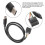 Cabo USB de 9 pinos para Tipo C blindado compatível com placa de vídeo. 2