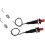 2 Pack Igniter compatible with Gas Grill with Piezo and Spark Plug Wire 3