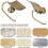 Antiker Toilettenpapierhalter mit gebürsteter Messingoberfläche 3
