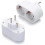 2 Slot Double Plug Multiple Plug Socket Multi Plug Adapter Horizontal T-Good 2