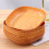 6 Pcs Square Wood Grain Serving Dish Organizer 2