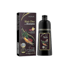 (Brown)Black Hair Dye Shampoo 3 in 1 Growth Clean Hair Darkening Deep Nourishing Black Hair Dye Shampoo Natural Organic Herbal