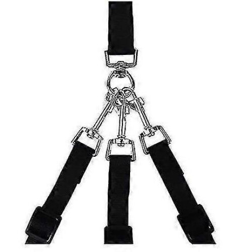 Heavy Duty Tangle Free 3/three Way Dog Coupler Leash with Padded 1