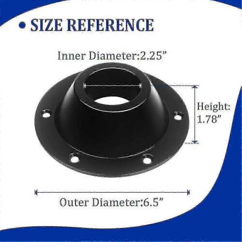 2 Pack Rv Table Base, Rv Pedestal Table Base Flange, Table Leg Base Mount Flush, Table Floor Mounting Base Plate 1