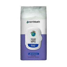 Earthbath Tushy Wipes Rosemary & Chamomile, 100 Count