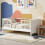 Noa and Nani Anni Toddler Bed in Classic White 1