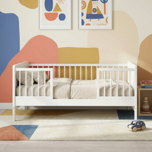 Noa and Nani Anni Toddler Bed in Classic White 1