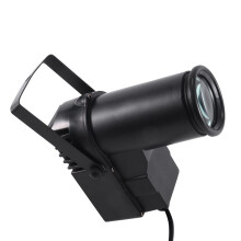 2X 10W RGBW 4 in 1 DMX Full Color LED Spotlight Stage Light 6 Channel Atmosphere Light with Voice Control US Plug