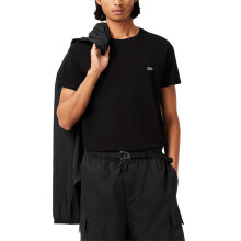 (Black, S) Lacoste Mens T Shirts TH6709 Short Sleeve Regular Fit