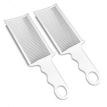 (2pcs) Fade Combs, Fading Comb, Professional Barber Cutting Comb Heat Resistant Clipper Comb Blending Flat Top Comb For Men Salon Styling Tools - RiRi