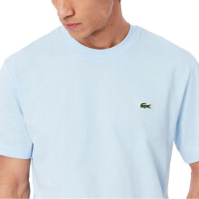 (Light Blue, S) Lacoste Mens T Shirts TH6709 Short Sleeve Regular Fit