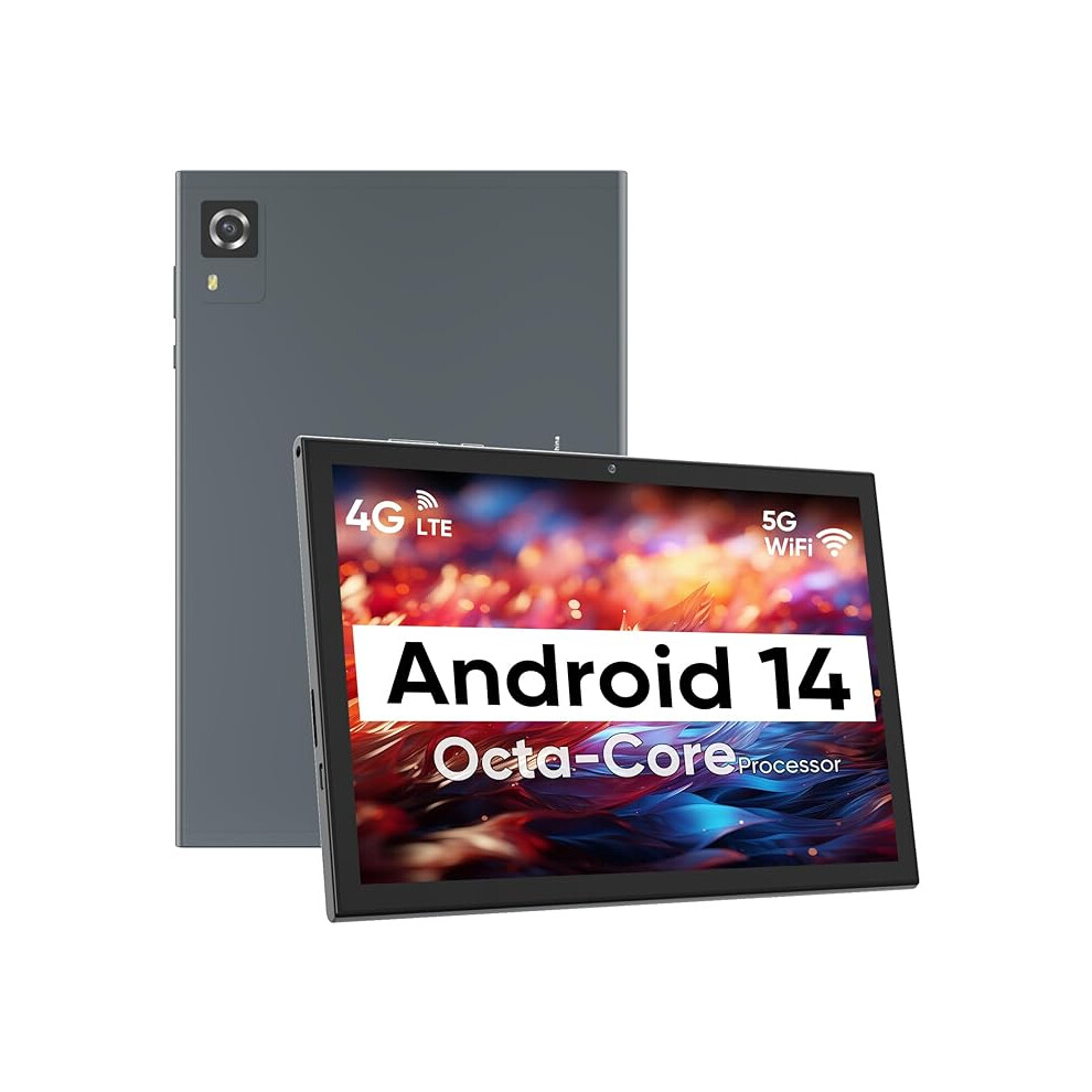 Android 14 Tablet 10.1 Inch, 4G Cellular Tablete, Octa-Core, 128Gb Storage + 8(4+4)Gb Ram 001265743565