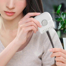 (Gray) 2 In 1 Hair Trimmer, Split End Hair Trimmer, Hair Trimming And Finishing 2 In 1 Bangs Trimmer, Double Sided Razor Comb Clipper