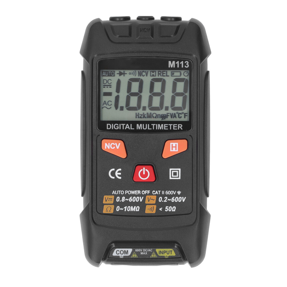 Digital Auto Ranging Multimeter 600V Compact Black 7901393450140