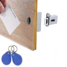 (C) Invisible Electronic Cabinet Lock, Hidden Lock, Diy Rfid Lock La-tch For Wooden Cabinet Drawer Locker Cupboard - PJ