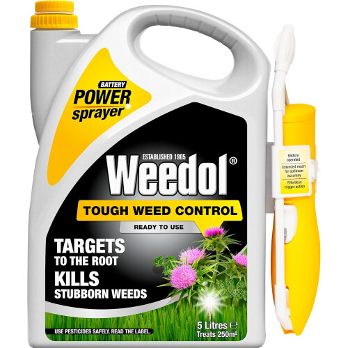 Weedol Tough Weed Control 5L | Battery Power Systemic Spray