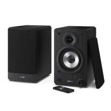 Bookshelf Speakers 2 Way Active 60W RMS 2x 30W Bluetooth USB Optical AUX