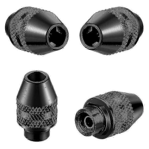 4Pcs Mini Keyless Drill Chuck Adapter 0.4-3.2mm for Electric Grinder Tool