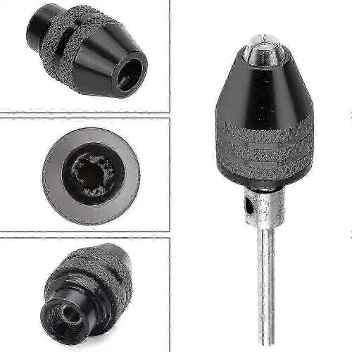 4Pcs Mini Keyless Drill Chuck Adapter 0.4-3.2mm for Electric Grinder Tool 2