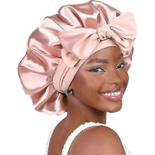 YANIBEST Satin Bonnet Silk Bonnet for Sleeping Double Layer Satin Lined Hair Cap with Band Women Hats