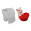 Silicone Pig Basket Embossed Mold Suitable for Resin Planter 1