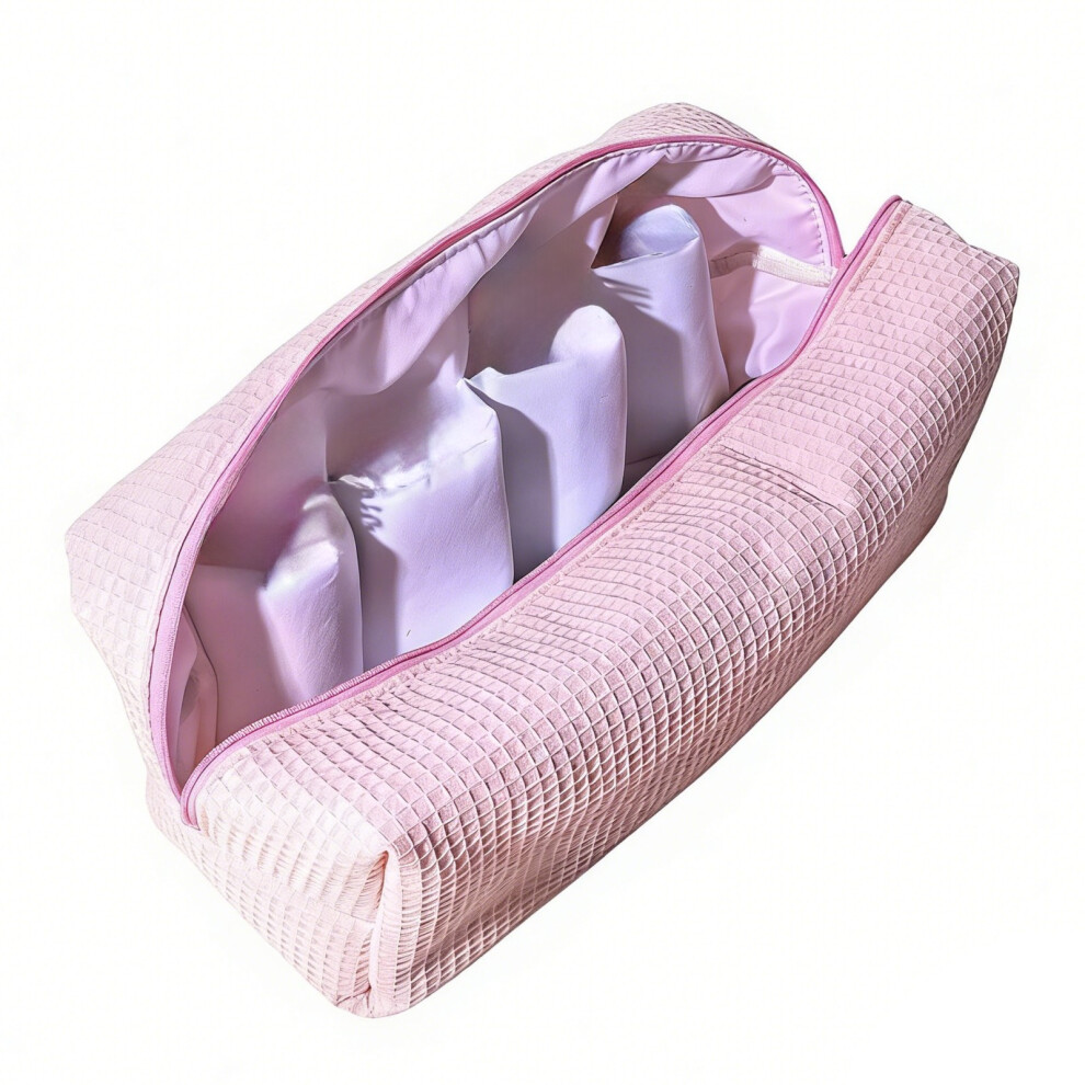 ï¼1 Pcsï¼Large Capacity Hair Dryer Bag - Waterproof Travel-Pink