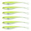 6 pièces appâts souples flottants leurre de-Fluorescent 75mm 1