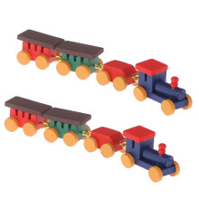 2 STUKS Miniatuur Trein Speelgoed Figuur Accessoire voor 1/12