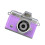 Compact 32G Mini Camera Expandable Memory for Travel and-Purple 1
