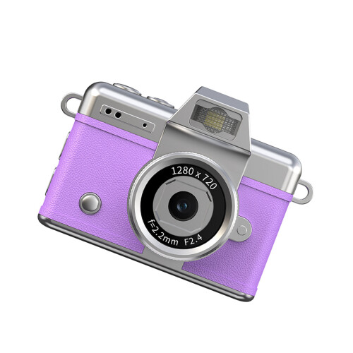 Compact 32G Mini Camera Expandable Memory for Travel and-Purple
