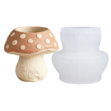 Unique Mushroom Design Silicone Craft Mold For Handmade Resin