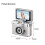 Compact 32G Mini Camera Expandable Memory for Travel and-Purple 4