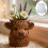 Cow Shaped Silicone Making Mold for Creative Flower Pot and 4