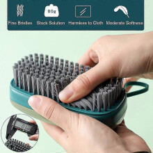 Self-Rehydrating Laundry Brush Leak-Free Scrubber with 3 Replacement Heads (orange) - DD01