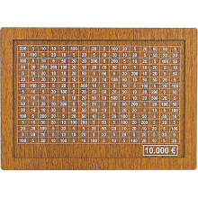 (10000 Euros) Wood Bank For Money Saving Kids Adults Money Bank Money Box With Counter