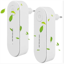 Plug In Air Purifier 2 Packs Mini Air Purifiers Quiet Operation Air Purifier for Pet Allergens Smoking Room Apartment Bedroom Kitchen Toilet 2025