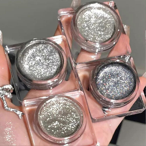 (A) Single Glitter Eyeshadow Makeup Highlighter Pigments Cosmetics 1
