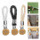 (A) Beech Round Head Storage Clip Hanging Rope Clips Kitchen Towel Clip 3