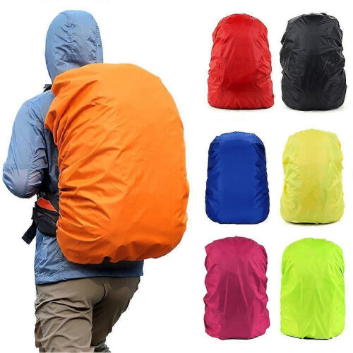 (Red) Waterproof Backpack Rain Cover Camping Cycling Hiking Protector 30-40 1