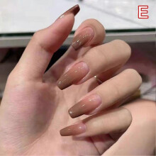 (Style 5) Fake Nails Set With Glue Long Nails French Nail Care Nail Beauty Design