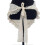 Hite Lace Lace Triangle Scarf Belt 1