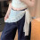 Hite Lace Lace Triangle Scarf Belt 2