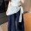 Hite Lace Lace Triangle Scarf Belt 4