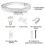 (1m) 1-5 Meters Bendable Ceiling Curved Curtain Track Flexible Ceiling Curtain - RIpj 2