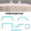(1m) 1-5 Meters Bendable Ceiling Curved Curtain Track Flexible Ceiling Curtain - RIpj 3