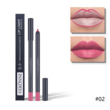 (color02)2 In 1 Double-ended Lipstick Lip Liner Pen Matte Pigment Non-stick Cup Skin Color 24h
