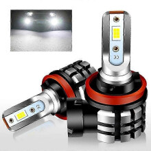 (2PCS H11 Fog light) 2PCS 30000lm For Ford Ranger 2019 2020 2022 Car LED Headlight Bulbs 9005 High Beams H11 Low Beams Fog Lamp High quality Canbus
