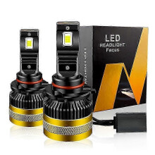 (2PCS High Beam) 2PCS 30000lm For Ford Ranger 2019 2020 2022 Car LED Headlight Bulbs 9005 High Beams H11 Low Beams Fog Lamp High quality Canbus